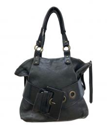 COLLECTION PRIVEE?（コレクション プリベー）の古着「レザーバッグ」｜ブラック