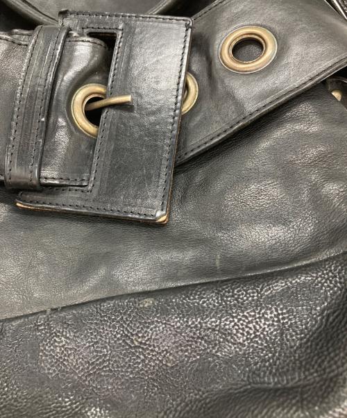 COLLECTION PRIVEE?（コレクション プリベー）COLLECTION PRIVEE? (コレクション プリベー) レザーバッグ ブラックの古着・服飾アイテム