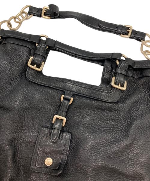 HUGO BOSS（ヒューゴ ボス）HUGO BOSS (ヒューゴ ボス) レザーバッグ ブラック サイズ:-の古着・服飾アイテム
