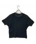 COMME des GARCONS COMME des GARCONS (コムデギャルソン コムデギャルソン) 半袖コットンニット ブラック サイズ:S：10000円