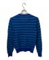 COMME des GARCONS SHIRT BOY (コムデギャルソンシャツ ボーイ) Vネックボーダーニット ブルー×グリーン サイズ:S：10000円