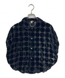 COMME des GARCONS（コムデギャルソン）の古着「変形シアードットシャツ」｜ブラック