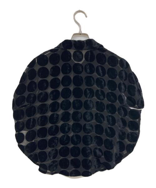 COMME des GARCONS（コムデギャルソン）COMME des GARCONS (コムデギャルソン) 変形シアードットシャツ ブラック サイズ:Ⅿの古着・服飾アイテム