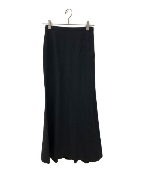 yohji yamamoto+noir（ヨウジヤマモトプリュスノアール）yohji yamamoto+Noir (ヨウジヤマモトプリュスノアール) ロングスカート ブラック サイズ:3の古着・服飾アイテム