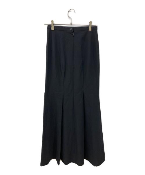 yohji yamamoto+noir（ヨウジヤマモトプリュスノアール）yohji yamamoto+Noir (ヨウジヤマモトプリュスノアール) ロングスカート ブラック サイズ:3の古着・服飾アイテム