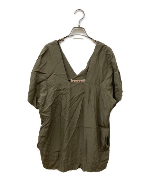 MARNI（マルニ）MARNI (マルニ) ブラウス カーキ サイズ:36の古着・服飾アイテム