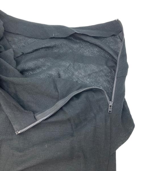 YOHJI YAMAMOTO（ヨウジヤマモト）YOHJI YAMAMOTO (ヨウジヤマモト) フロントフリルスカート ブラック サイズ:2の古着・服飾アイテム