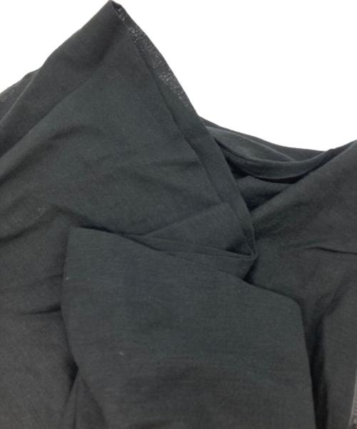 YOHJI YAMAMOTO（ヨウジヤマモト）YOHJI YAMAMOTO (ヨウジヤマモト) フロントフリルスカート ブラック サイズ:2の古着・服飾アイテム