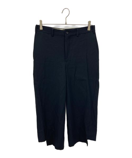 COMME des GARCONS HOMME PLUS（コムデギャルソンオムプリュス）COMME des GARCONS HOMME PLUS (コムデギャルソンオムプリュス) ワイドクロップドパンツ ブラック サイズ:XSの古着・服飾アイテム