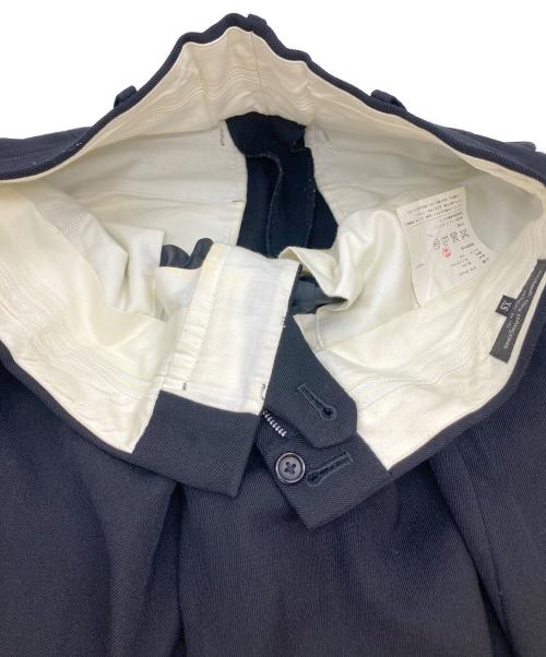 COMME des GARCONS HOMME PLUS（コムデギャルソンオムプリュス）COMME des GARCONS HOMME PLUS (コムデギャルソンオムプリュス) ワイドクロップドパンツ ブラック サイズ:XSの古着・服飾アイテム