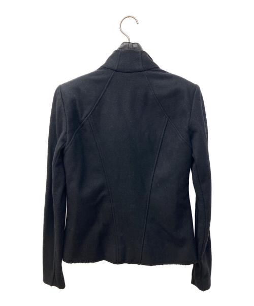 HELMUT LANG（ヘルムートラング）HELMUT LANG (ヘルムートラング) 2wayレザー切替ライダースジャケット ブラック サイズ:Pの古着・服飾アイテム