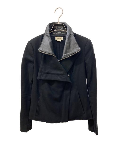 HELMUT LANG（ヘルムートラング）HELMUT LANG (ヘルムートラング) 2wayレザー切替ライダースジャケット ブラック サイズ:Pの古着・服飾アイテム