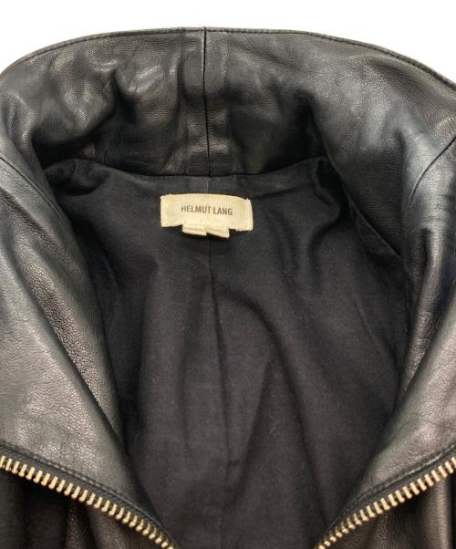 HELMUT LANG（ヘルムートラング）HELMUT LANG (ヘルムートラング) 2wayレザー切替ライダースジャケット ブラック サイズ:Pの古着・服飾アイテム