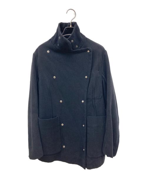 MM6 Maison Margiela（エムエムシックスメゾンマルジェラ）MM6 Maison Margiela (エムエムシックスメゾンマルジェラ) ダブルスナップジャケット ブラック サイズ:36の古着・服飾アイテム