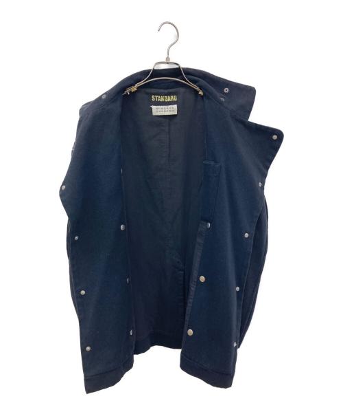 MM6 Maison Margiela（エムエムシックスメゾンマルジェラ）MM6 Maison Margiela (エムエムシックスメゾンマルジェラ) ダブルスナップジャケット ブラック サイズ:36の古着・服飾アイテム