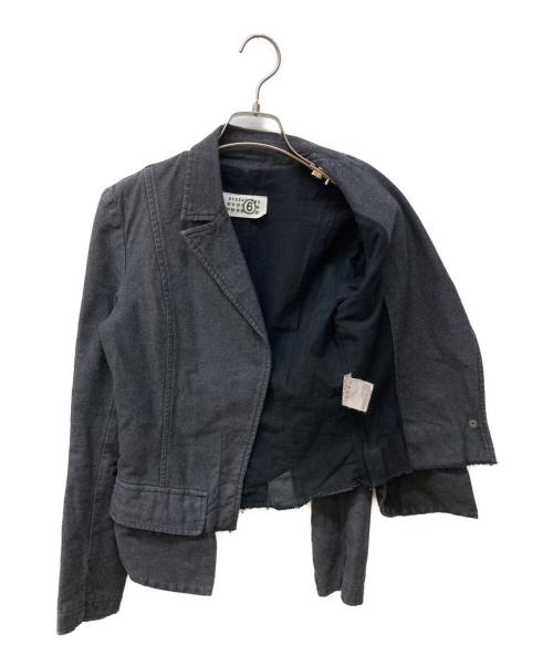 MM6 Maison Margiela（エムエムシックスメゾンマルジェラ）MM6 Maison Margiela (エムエムシックスメゾンマルジェラ) テーラードジャケット グレー サイズ:36の古着・服飾アイテム