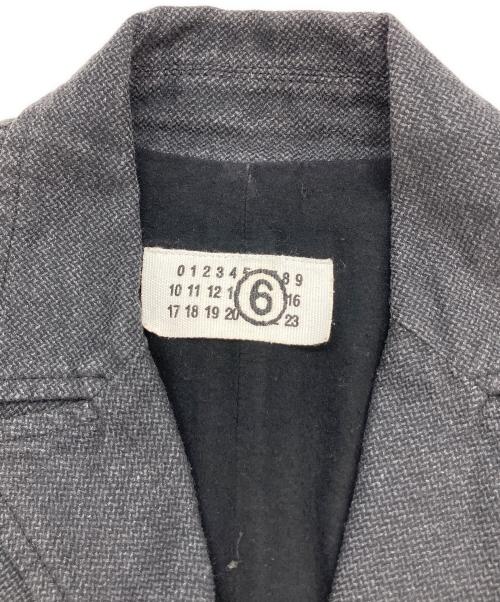 MM6 Maison Margiela（エムエムシックスメゾンマルジェラ）MM6 Maison Margiela (エムエムシックスメゾンマルジェラ) テーラードジャケット グレー サイズ:36の古着・服飾アイテム