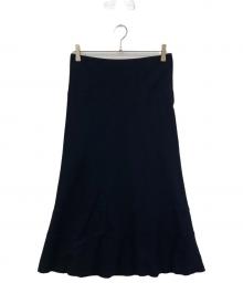 tricot COMME des GARCONS（トリココムデギャルソン）の古着「ウールスカート」｜ブラック