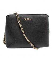 FURLA（フルラ）の古着「チェーンショルダーバッグ」｜ブラック
