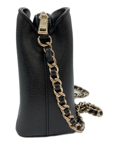 FURLA（フルラ）FURLA (フルラ) チェーンショルダーバッグ ブラックの古着・服飾アイテム