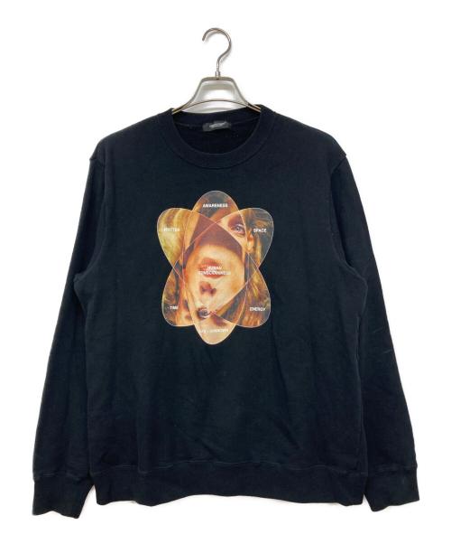 UNDERCOVER（アンダーカバー）UNDERCOVER (アンダーカバー) プリントスウェット ブラック サイズ:4の古着・服飾アイテム