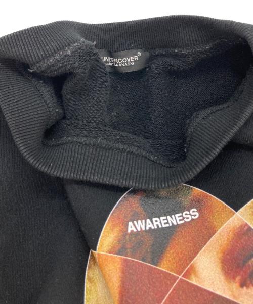 UNDERCOVER（アンダーカバー）UNDERCOVER (アンダーカバー) プリントスウェット ブラック サイズ:4の古着・服飾アイテム
