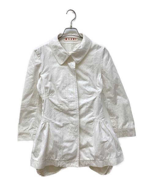 MARNI（マルニ）MARNI (マルニ) コート ホワイト サイズ:38の古着・服飾アイテム