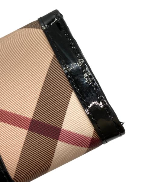 BURBERRY（バーバリー）BURBERRY (バーバリー) 長財布 ベージュ×ブラックの古着・服飾アイテム