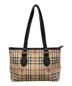 BURBERRYバーバリー）の古着「ノバチェックトートバッグ」｜ベージュ