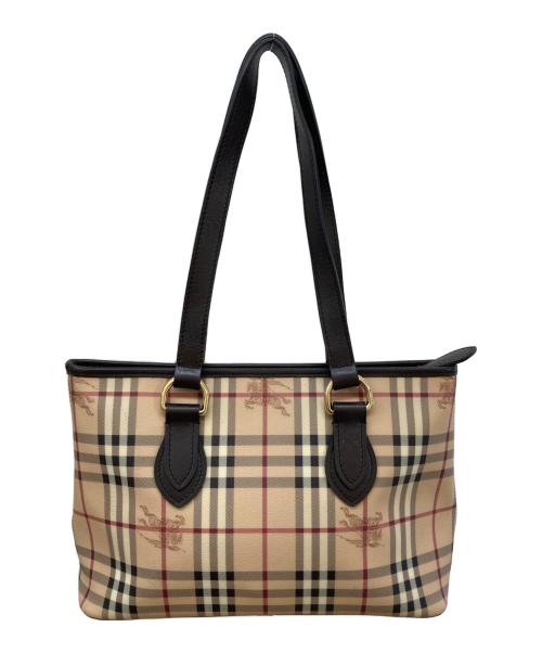 BURBERRY（バーバリー）BURBERRY (バーバリー) ノバチェックトートバッグ ベージュの古着・服飾アイテム