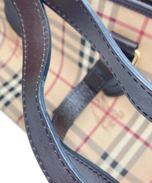 BURBERRY（バーバリー）BURBERRY (バーバリー) ノバチェックトートバッグ ベージュの古着・服飾アイテム