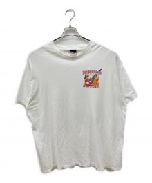 BIG JOHNSON（ビッグ ジョンソン）の古着「両面プリントTシャツ」｜ホワイト