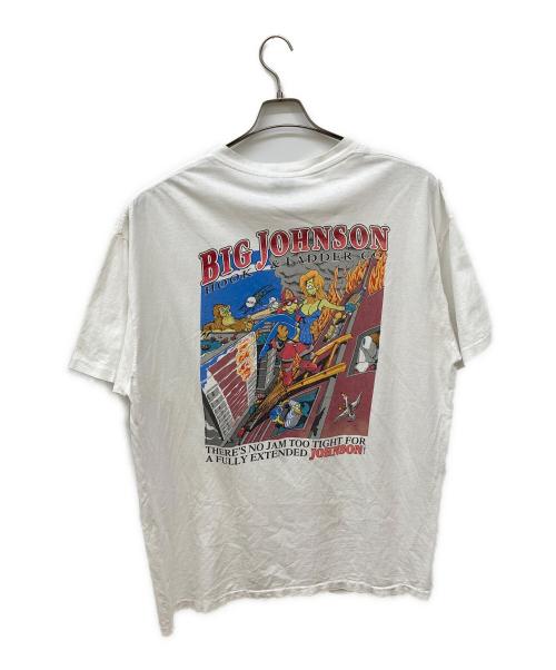 BIG JOHNSON（ビッグ ジョンソン）BIG JOHNSON (ビッグ ジョンソン) 両面プリントTシャツ ホワイト サイズ:XXLの古着・服飾アイテム