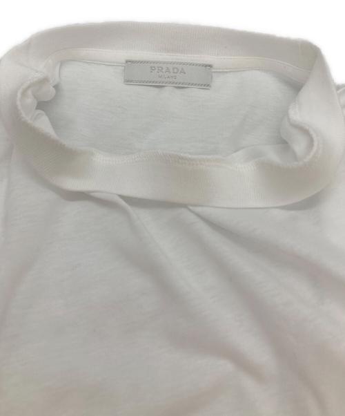 PRADA（プラダ）PRADA (プラダ) プレーンTシャツ ホワイト サイズ:XLの古着・服飾アイテム