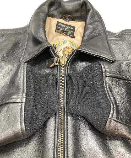 AVIREX（アヴィレックス）AVIREX (アヴィレックス) G-1フライトジャケット ブラック サイズ:Ⅿの古着・服飾アイテム