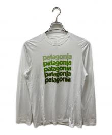 Patagonia（パタゴニア）の古着「プリントカットソー」｜ホワイト