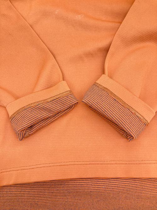 ARC'TERYX（アークテリクス）ARC'TERYX (アークテリクス) ベースレイヤーハーフジップカットソー オレンジ サイズ:Ｍの古着・服飾アイテム