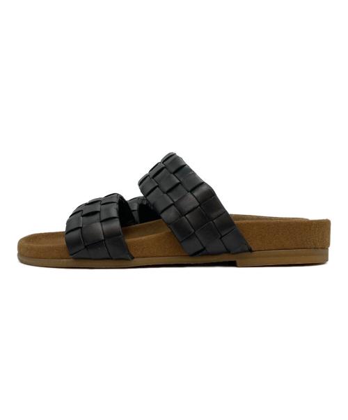 STEVEN ALAN（スティーブンアラン）STEVEN ALAN (スティーブンアラン) サンダル ブラウン×ブラック サイズ:38の古着・服飾アイテム