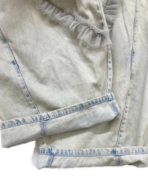Candy Stripper（キャンディーストリッパー）Candy Stripper (キャンディーストリッパー) HEART OPEN FRILL DENIM PANTS/デニムパンツ インディゴ サイズ:FREEの古着・服飾アイテム