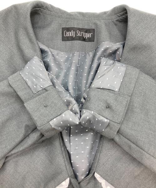Candy Stripper（キャンディーストリッパー）Candy Stripper (キャンディーストリッパー) セーラーカラージャケット グレー サイズ:FREEの古着・服飾アイテム