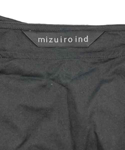 mizuiro-ind（ミズイロインド）mizuiro-ind (ミズイロインド) フェイクレイヤードブラウス チャコールグレー サイズ:FREEの古着・服飾アイテム