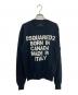 DSQUARED2（ディースクエアード）の古着「レタリングニット」｜ブラック