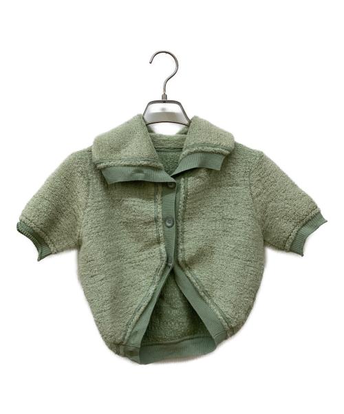 jacquemus（ジャックムス）JACQUEMUS (ジャックムス) ルカンパナニットカーディガン グリーン サイズ:Sの古着・服飾アイテム