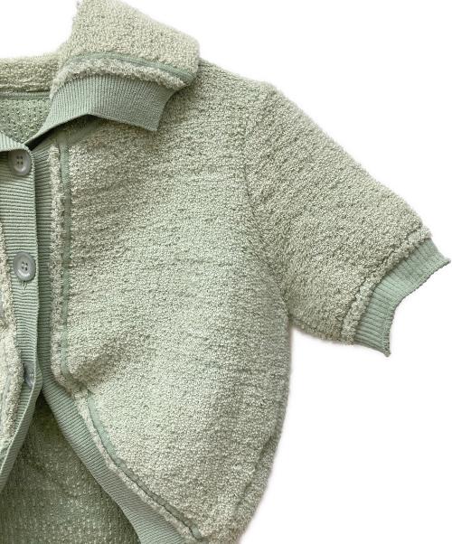 jacquemus（ジャックムス）JACQUEMUS (ジャックムス) ルカンパナニットカーディガン グリーン サイズ:Sの古着・服飾アイテム
