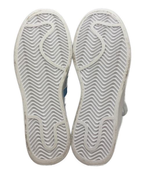 adidas（アディダス）adidas (アディダス) ローカットスニーカー ブルー×ホワイト サイズ:23.5の古着・服飾アイテム