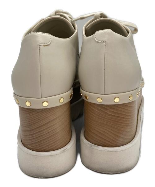 STELLA McCARTNEY（ステラマッカートニー）STELLA McCARTNEY (ステラマッカートニー) Elyse Platforms/チャンキーソールシューズ ベージュ サイズ:36 1/2の古着・服飾アイテム