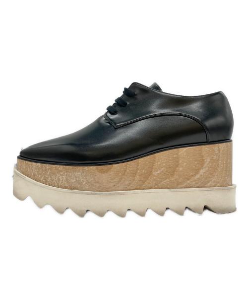 STELLA McCARTNEY（ステラマッカートニー）STELLA McCARTNEY (ステラマッカートニー) Elyse Platforms/チャンキーソールシューズ ブラック サイズ:23の古着・服飾アイテム
