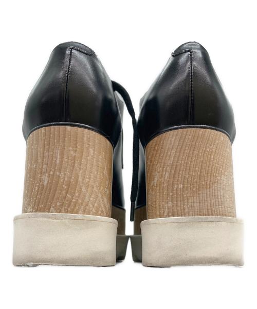 STELLA McCARTNEY（ステラマッカートニー）STELLA McCARTNEY (ステラマッカートニー) Elyse Platforms/チャンキーソールシューズ ブラック サイズ:23の古着・服飾アイテム