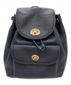 COACHコーチ）の古着「ターンロックリュック」｜ネイビー