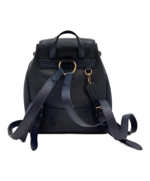 COACH（コーチ）COACH (コーチ) ターンロックリュック ネイビーの古着・服飾アイテム
